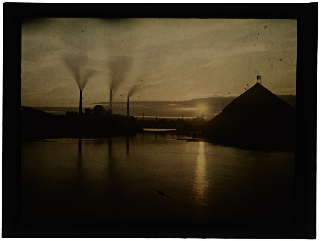 Coucher De Soleil Sur Jarville ÉNSAD Nancy Autochromes