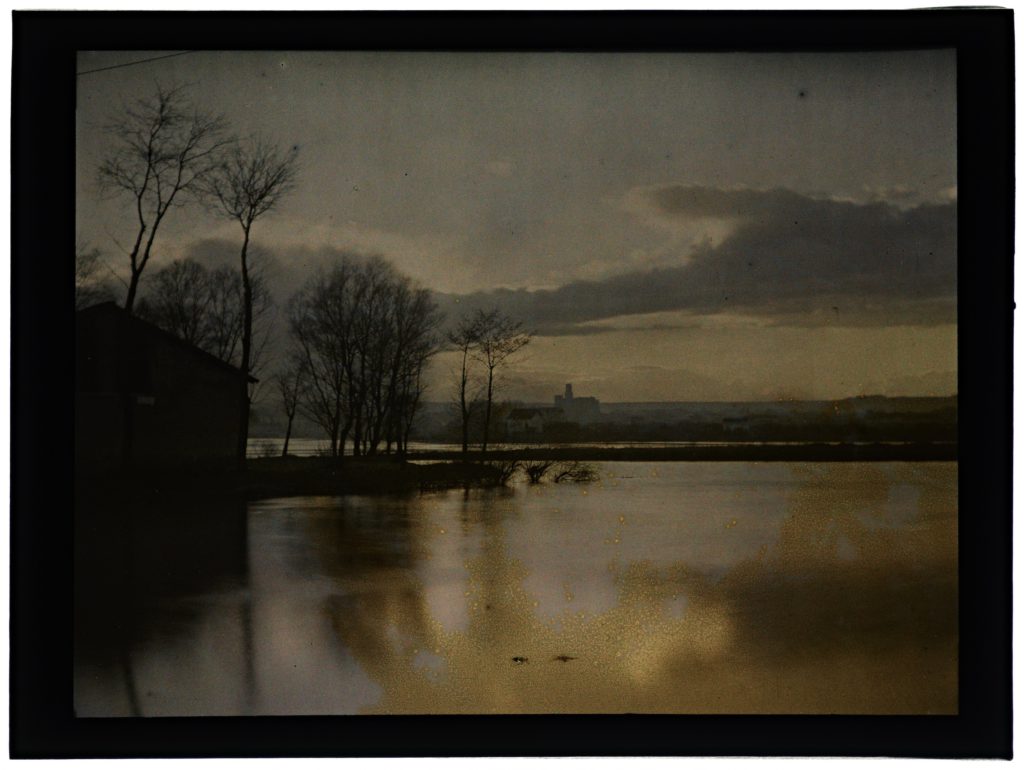 Coucher De Soleil Sur La Rivière ÉNSAD Nancy Autochromes