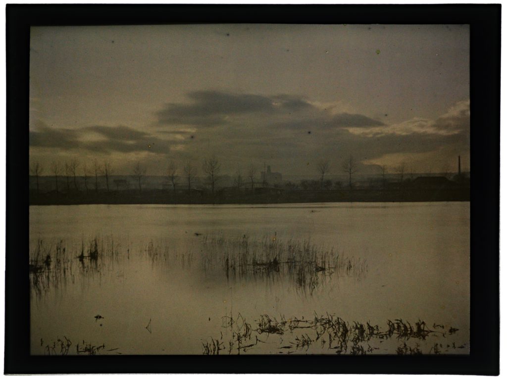 Coucher De Soleil Sur La Rivière ÉNSAD Nancy Autochromes