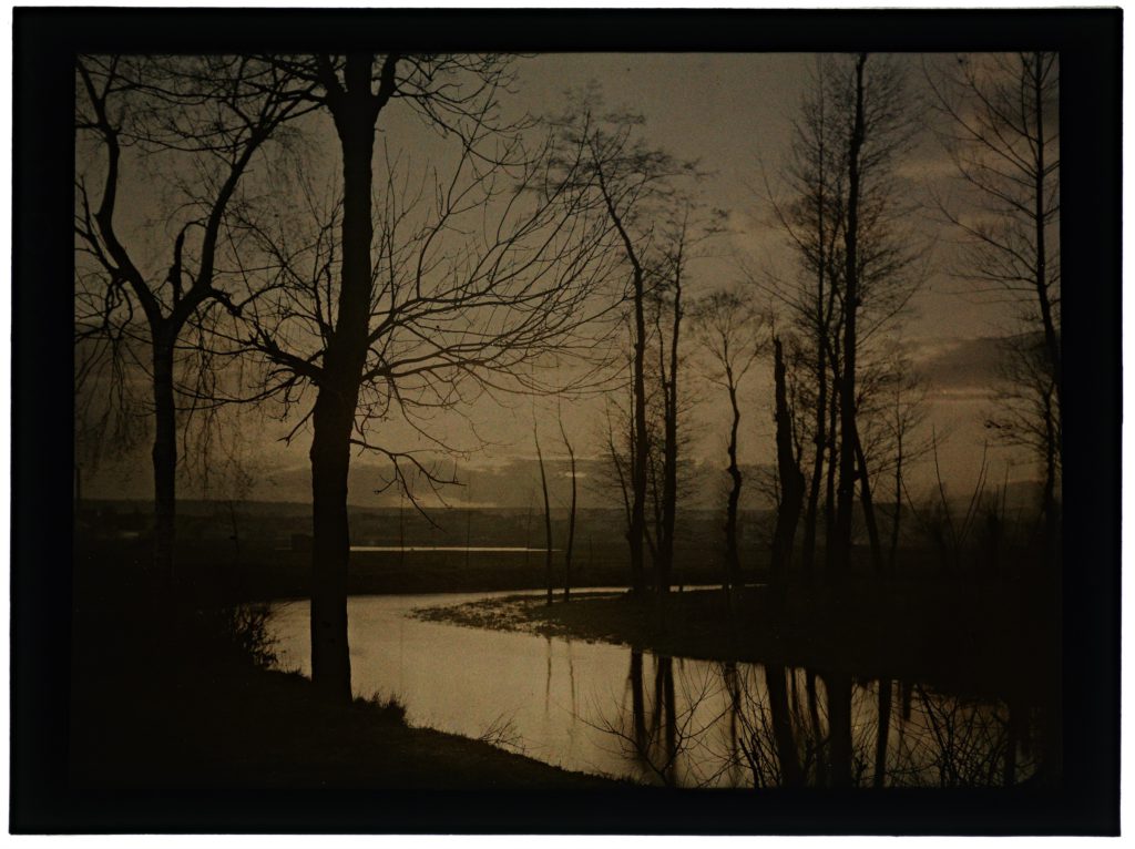 Coucher De Soleil Sur La Rivière ÉNSAD Nancy Autochromes