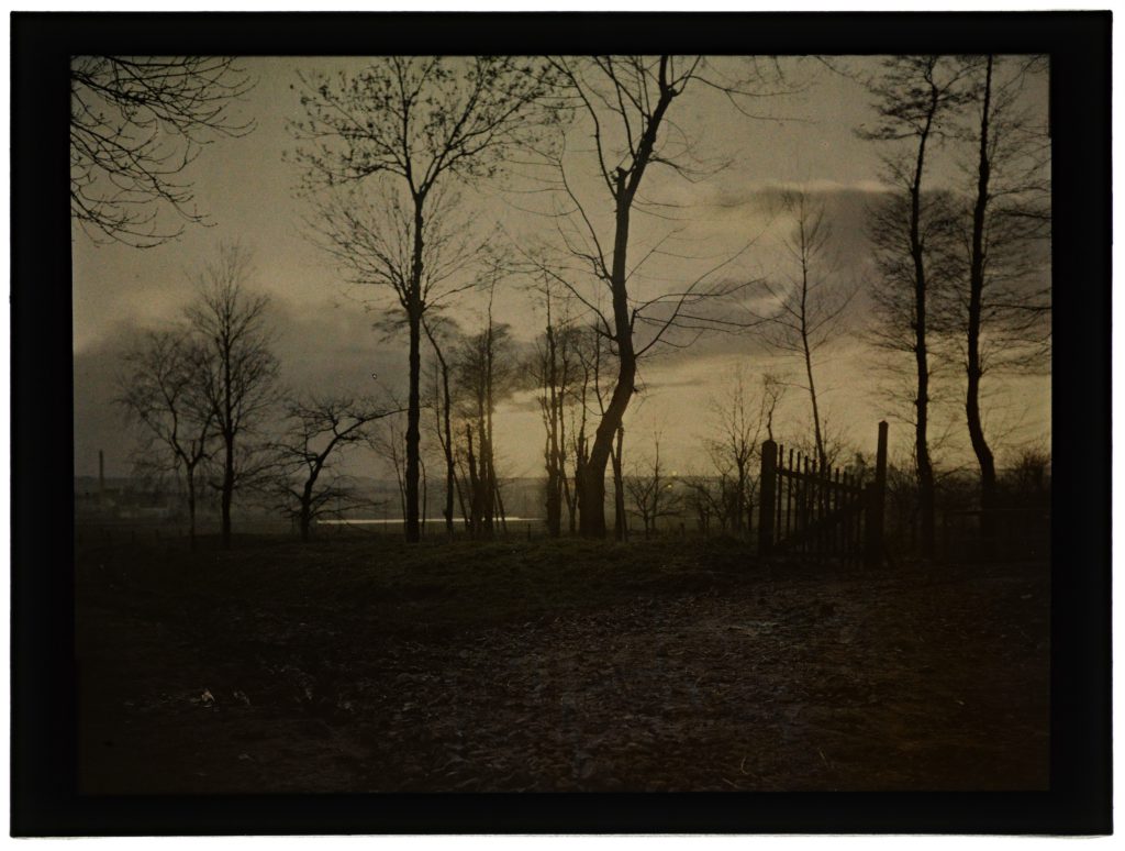 Coucher De Soleil Sur La Rivière ÉNSAD Nancy Autochromes