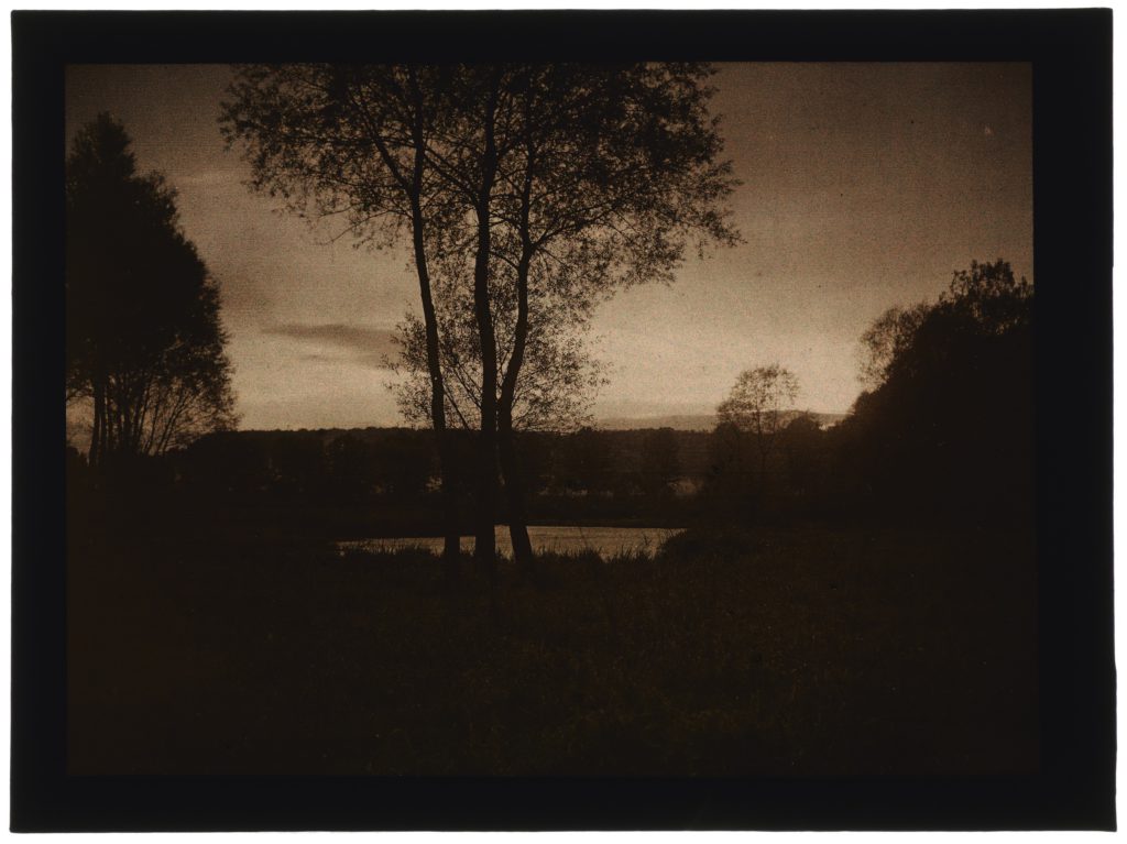 Coucher De Soleil Sur La Campagne ÉNSAD Nancy Autochromes