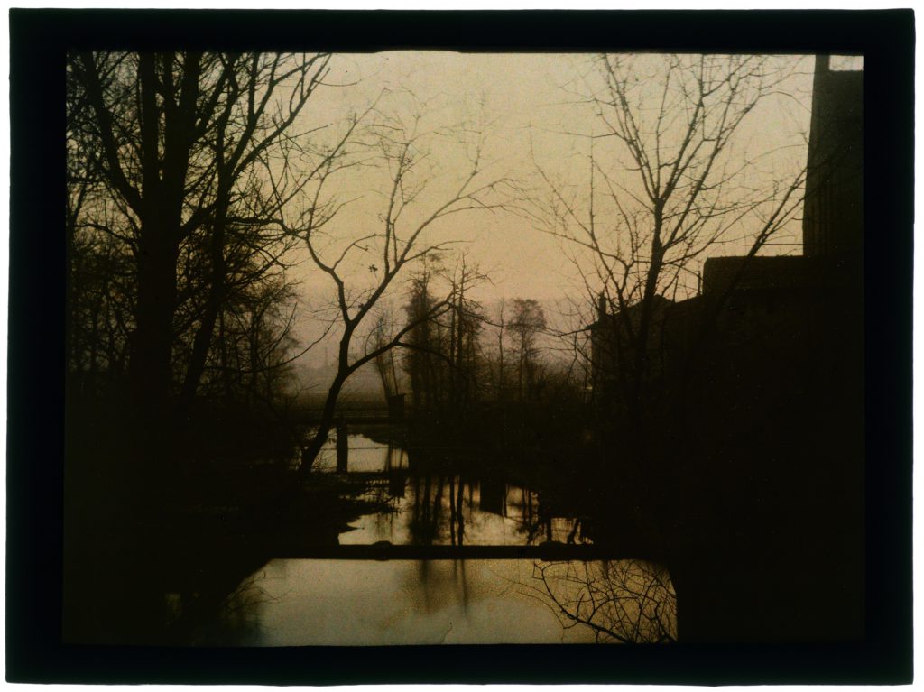 Coucher De Soleil Sur La Rivière ÉNSAD Nancy Autochromes