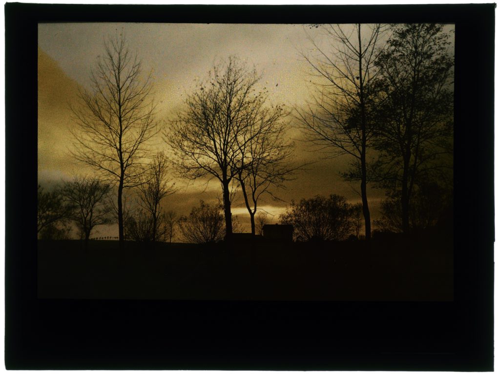 Coucher De Soleil Sur La Rivière ÉNSAD Nancy Autochromes